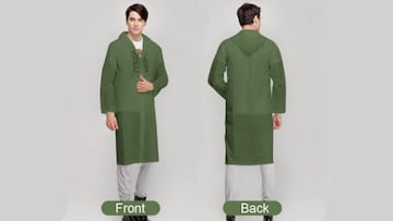 Chubasquero impermeable, flexible, ligero y resistente que puedes encontrar en Amazon.