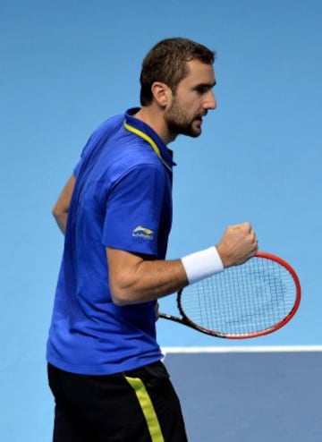 Stanislas Wawrinka venció a Marin Cilic en parciales de 6-3, 4-6, 6-3. El encuentro cerró el Grupo A del Masters de Londres. 