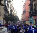 Seguidores del Schalke en las calles de Madrid