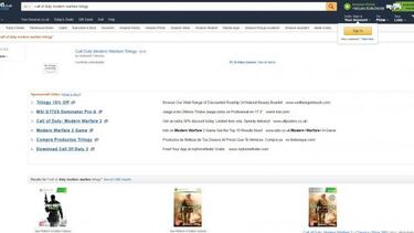 Call of Duty Modern Warfare Trilogy, listado por Amazon