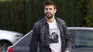 Piqué sí se entrenó este miércoles.