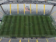 Futbol, Estadio Monumental.
Vista aerea del estadio Monumental en Santiago, Chile.
11/04/2024
Jonnathan Oyarzun/Photosport
Football, Estadio Monumental.
Aerial view at the Monumental stadium in Santiago, Chile.
11/04/2024
Jonnathan Oyarzun/Photosport