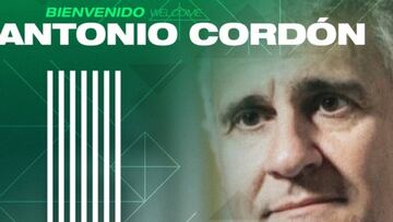Así presentó el Betis a Antonio Córdon.