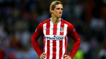 Fernando Torres desolado tras la final de la Champions.