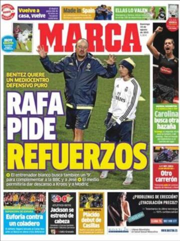 Portadas de la prensa deportiva