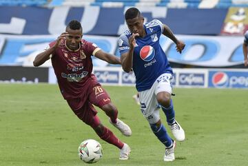 Con un doblete de Juan Fernando Caicedo, el equipo de Ibagué le dio la vuelta al marcador para el 2-1 final. Consiguió su tercera estrella del fútbol colombiano.