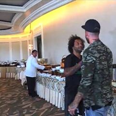 Sergio Ramos y su cálida bienvenida de capitán a Theo