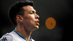 'Chucky' Lozano tuvo un discreto juego en el empate del Napoli