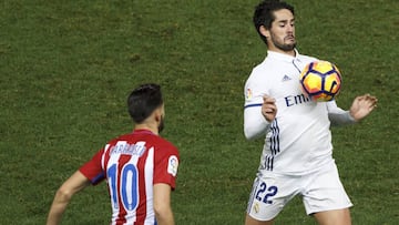 19/11/16
Partido Primera Division
Atletico de Madrid Real Madrid
Francisco Roman Alarcon Isco y Yannick Ferreira Carrasco