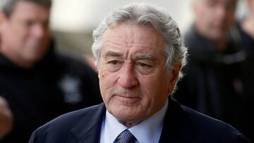 El actor Robert de Niro a su llegada a los Premios Chaplin el 8 de mayo de 2017