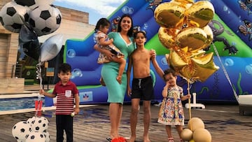 Georgina prepara un fiest車n de cumplea?os para Cristiano Jr en Madrid