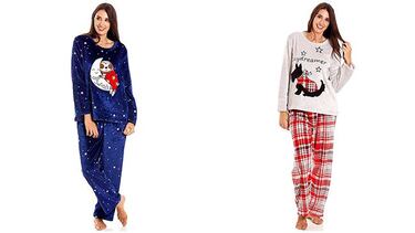 Elegimos el mejor pijama polar de mujer para el invierno