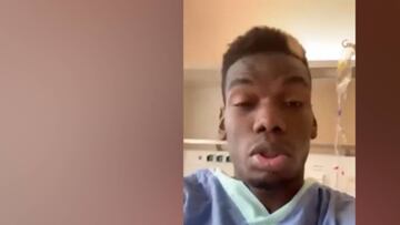 Pogba se graba todavía anestesiado y sus fans alucinan