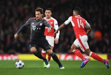 El show de Vidal en la goleada del Bayern sobre Arsenal