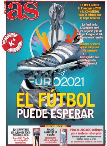 Las portadas de AS de marzo