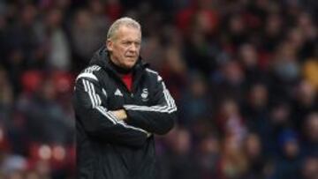 Alan Curtis durante un partido del Swansea. 