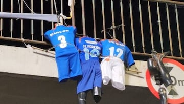 Lío en Brasil: cuelgan muñecos decapitados de futbolistas