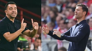 Xavi Hernández y Xabi Alonso.