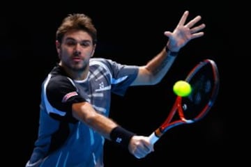 Stanislas Wawrinka venció a Marin Cilic en parciales de 6-3, 4-6, 6-3. El encuentro cerró el Grupo A del Masters de Londres. 