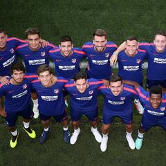 Simeone da buena nota a los 16
canteranos de la pretemporada