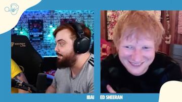 La confesi¨®n m¨¢s vergonzosa de Ibai a Ed Sheeran: "Pens¨¦ que eras Ron Weasley"