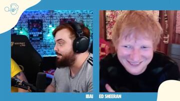 La confesión más vergonzosa de Ibai a Ed Sheeran: "Pensé que eras Ron Weasley"