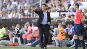 Berizzo, durante el partido.