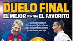 “El mejor contra el favorito”: la prensa catalana ‘tuerce’ por Leo