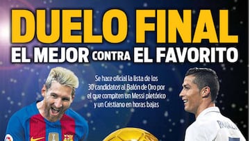 “El mejor contra el favorito”: la prensa catalana ‘tuerce’ por Leo