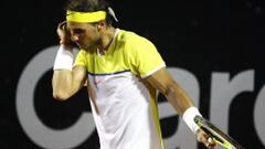 Rafa Nadal se despide del Abierto de R&iacute;o tras perder ante el uruguayo Pablo Cuevas.