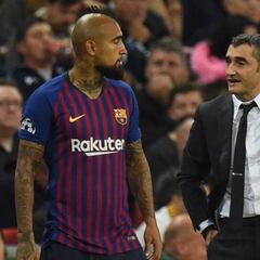 Valverde defendió a Vidal tras el penal: "Fue una acción aislada"