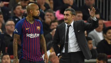 Valverde defendió a Vidal tras el penal: "Fue una acción aislada"