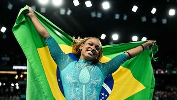 Rebeca Andrade, la máxima medallista brasileña en la historia de los Juegos Olímpicos