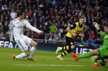 Gareth Bale marca el 1-0.