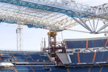 Este es el estado actual de las obras del Santiago Bernabéu.