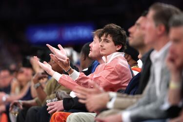 These are Timothée Chalamet’s most spectacular courtside looks at the Knicks playoff games