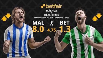 Málaga CF vs. Real Betis: horario, dónde ver y pronósticos