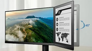Philips sorprende con un monitor 2 en 1: panel LCD y de tinta electrónica