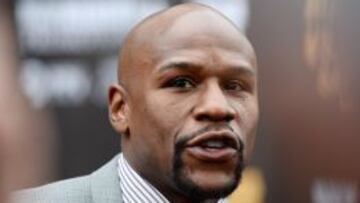 Mayweather, durante un acto.