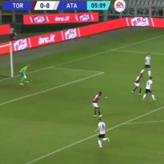 Luis Muriel anota este golazo en el primer partido de Atalanta