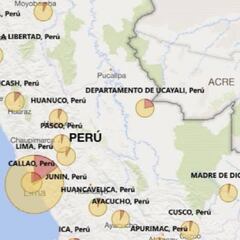 Mapa de casos por coronavirus por departamento en Perú: hoy, 6 de junio