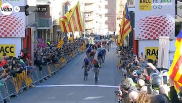 Resumen y ganador de la Volta a Catalunya, etapa 6