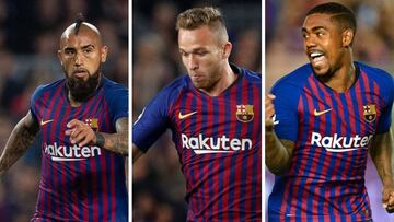 Malcom, Vidal, Arthur: sobra uno