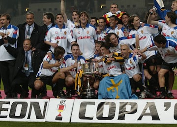 El Zaragoza ganó la final de 2004 por 3-2 en la prórroga al Real Madrid. Está final fue denominada "El Galacticazo".