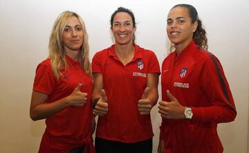 Ángela Sosa, Silvia Meseguer y Andrea Falcón renovaron su contrato.