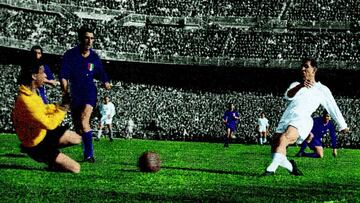 Gol de Gento ante Sarri que dio la segunda Copa de Europa al Real Madrid.