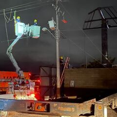 CFE: tras paso del huracán “Rick” se restableció el suministro eléctrico al 98% de los usuarios afectados