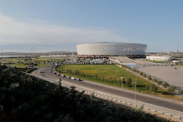 La capital de Azerbaiyán acogerá la final de la Europa League entre el Chelsea y el Arsenal Y ya está preparándose para el partido que se disputará mañana en el Estadio Olímpico de Bakú.