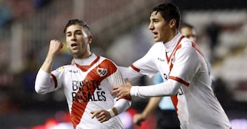 Embarba, jugador del Rayo Vallecano.