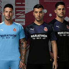 El Girona mantiene el color azul cielo del City en su segunda equipación